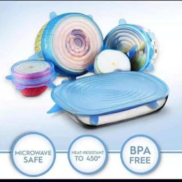 NEW 12-Pack Reusable Silicone Lids - Picture 4 of 5